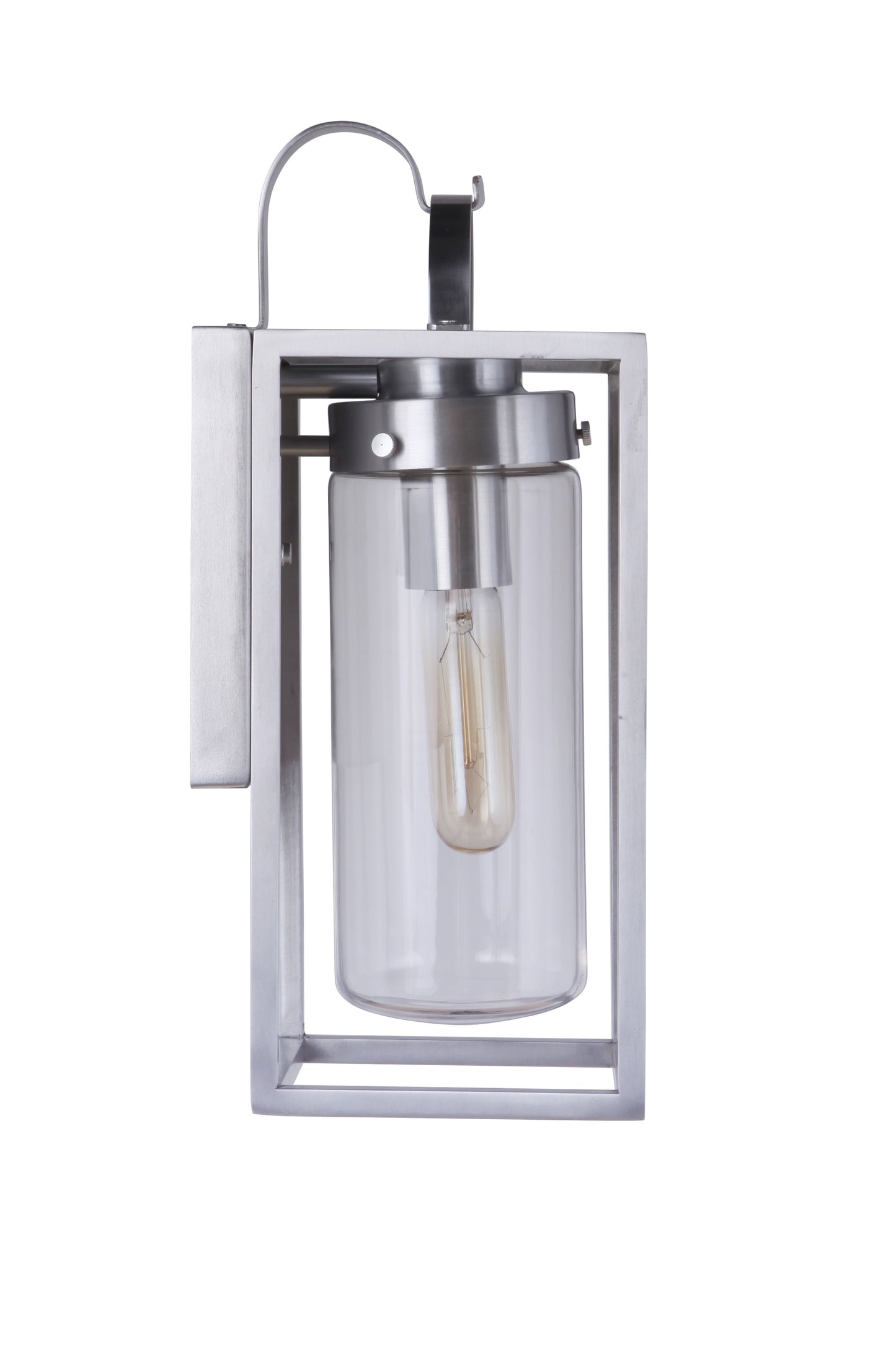 ZA4804-SA - Neo 1 Light 14" High Outdoor Wall Lantern - Satin Aluminum