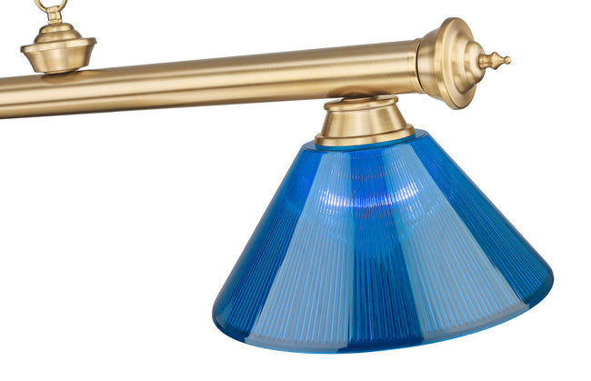 2306-4HBR-ARDB - Cordon 4 Light 81" Billiard - Heritage Brass