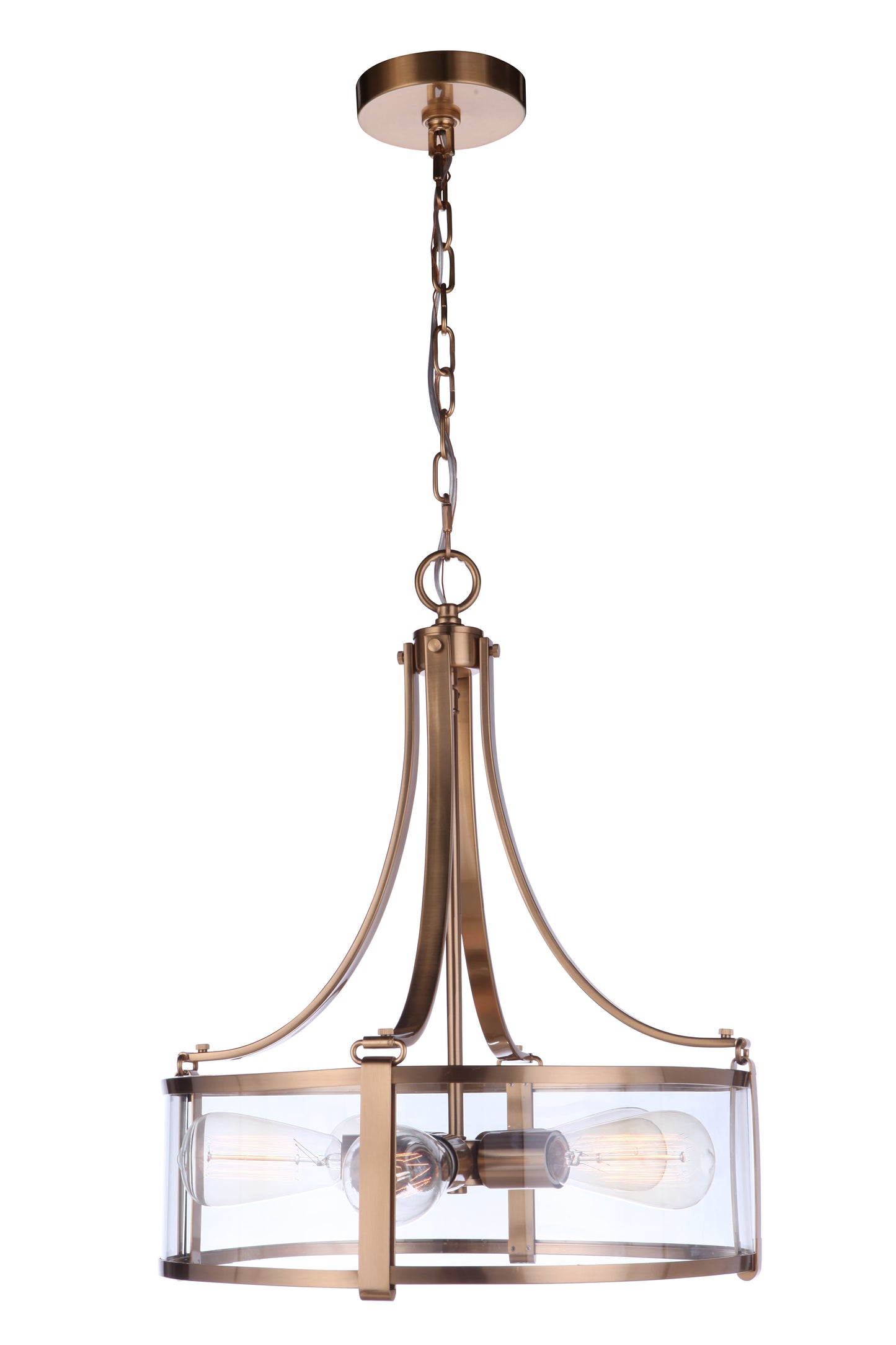 55395-SB - Elliot 5 Light 16" Wide Pendant - Satin Brass