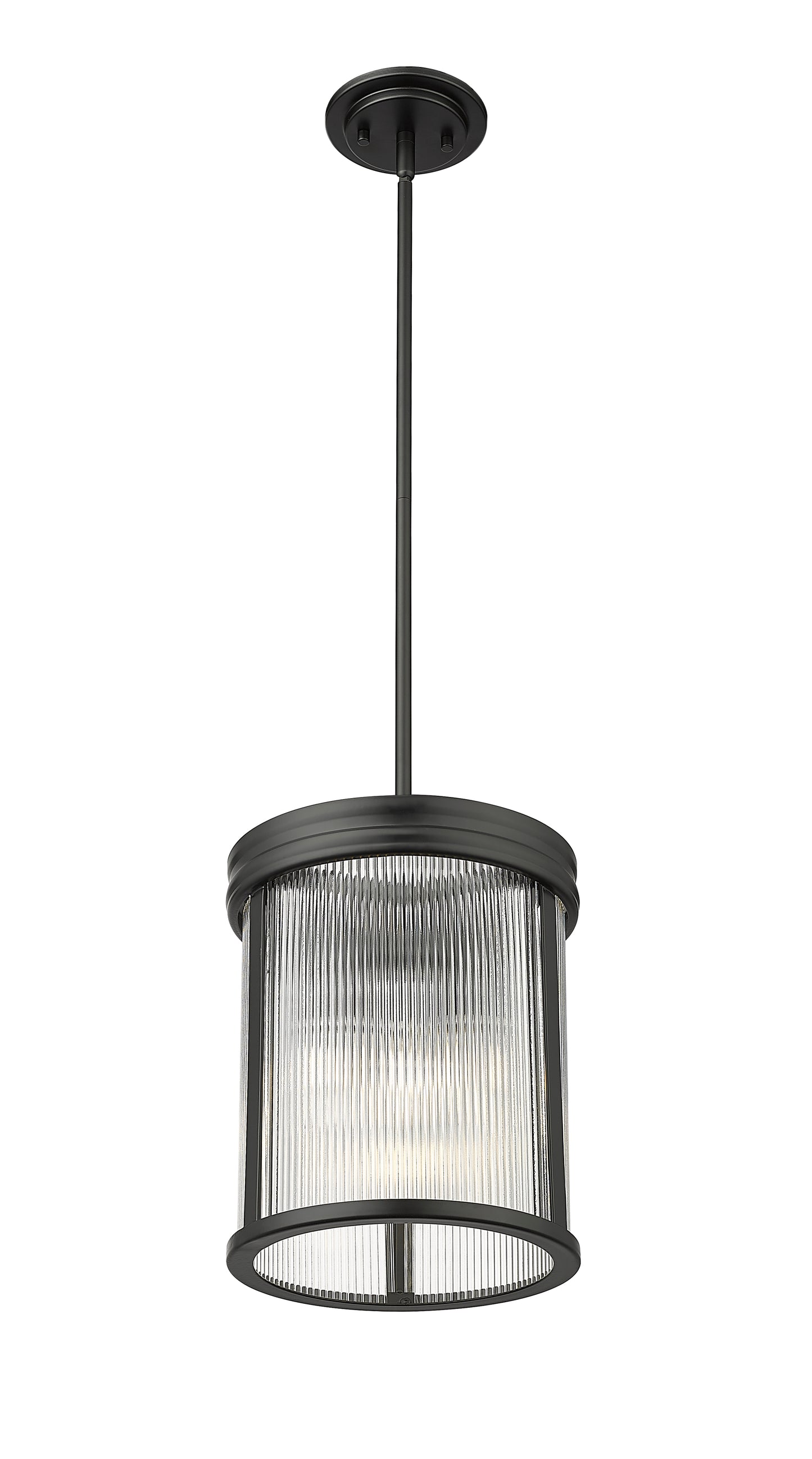 7504P10-MB - Carnaby 3 Light 10" Pendant - Matte Black