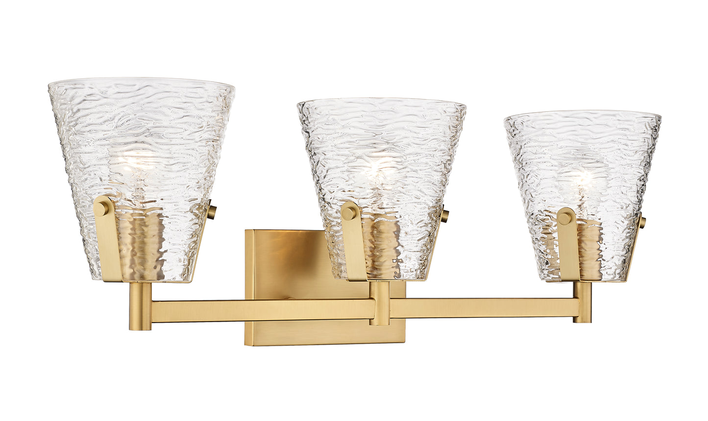 1101-3V-MGLD - Analia 3 Light 26" Vanity - Modern Gold