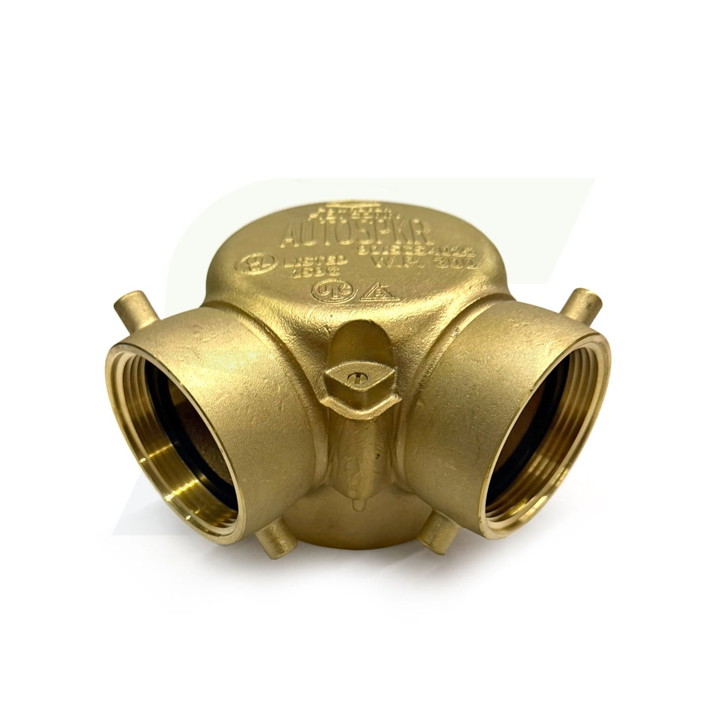 90ISCS4025F - 2-1/2" Single Clapper Siamese Connection Bottom Outlet