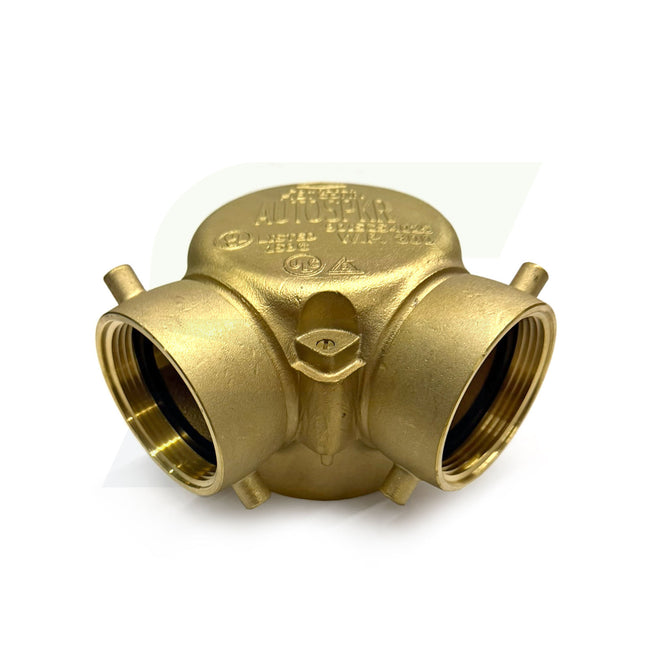 90ISCS4025F - 2-1/2" Single Clapper Siamese Connection Bottom Outlet