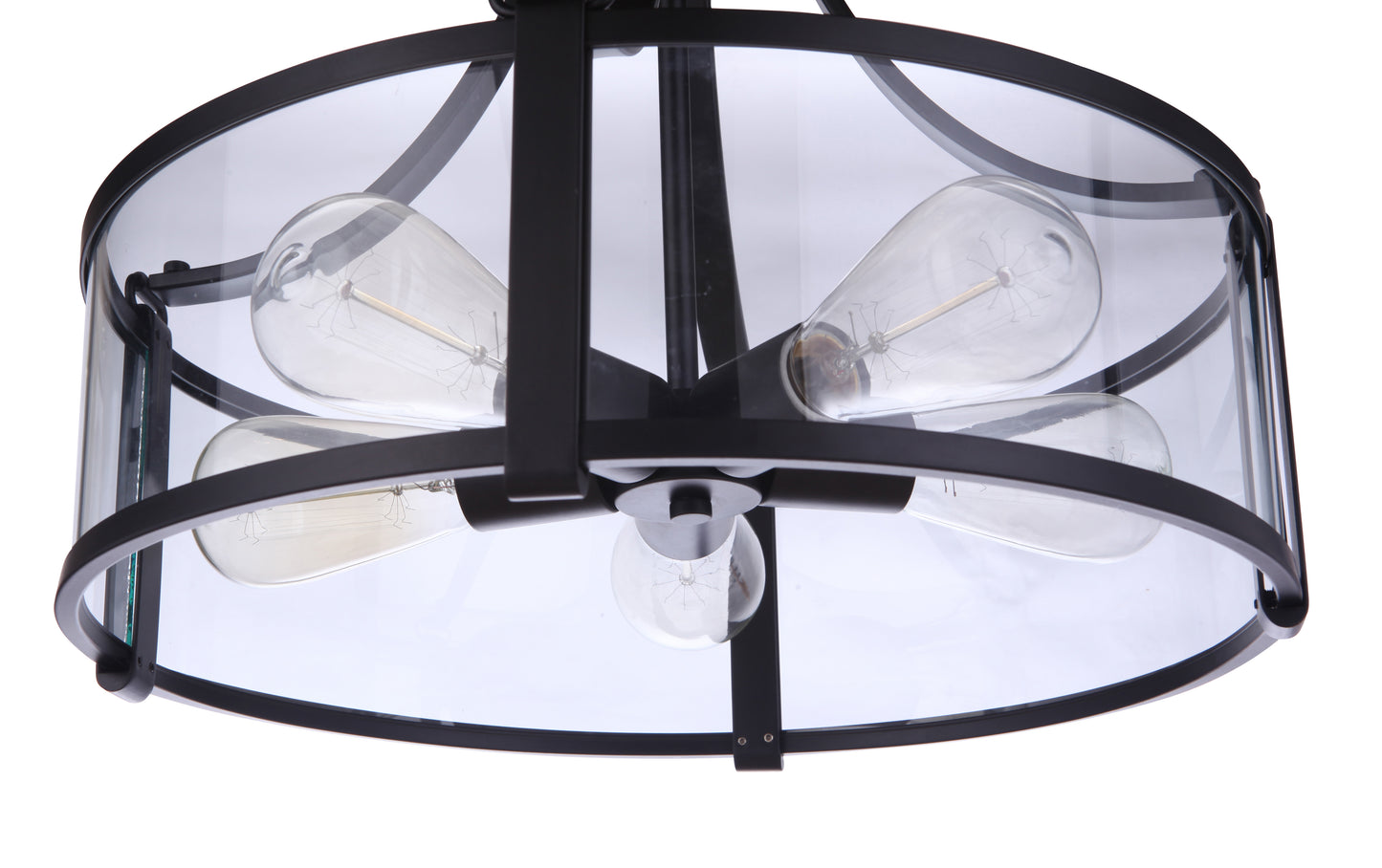 55395-FB - Elliot 5 Light 16" Wide Pendant - Flat Black