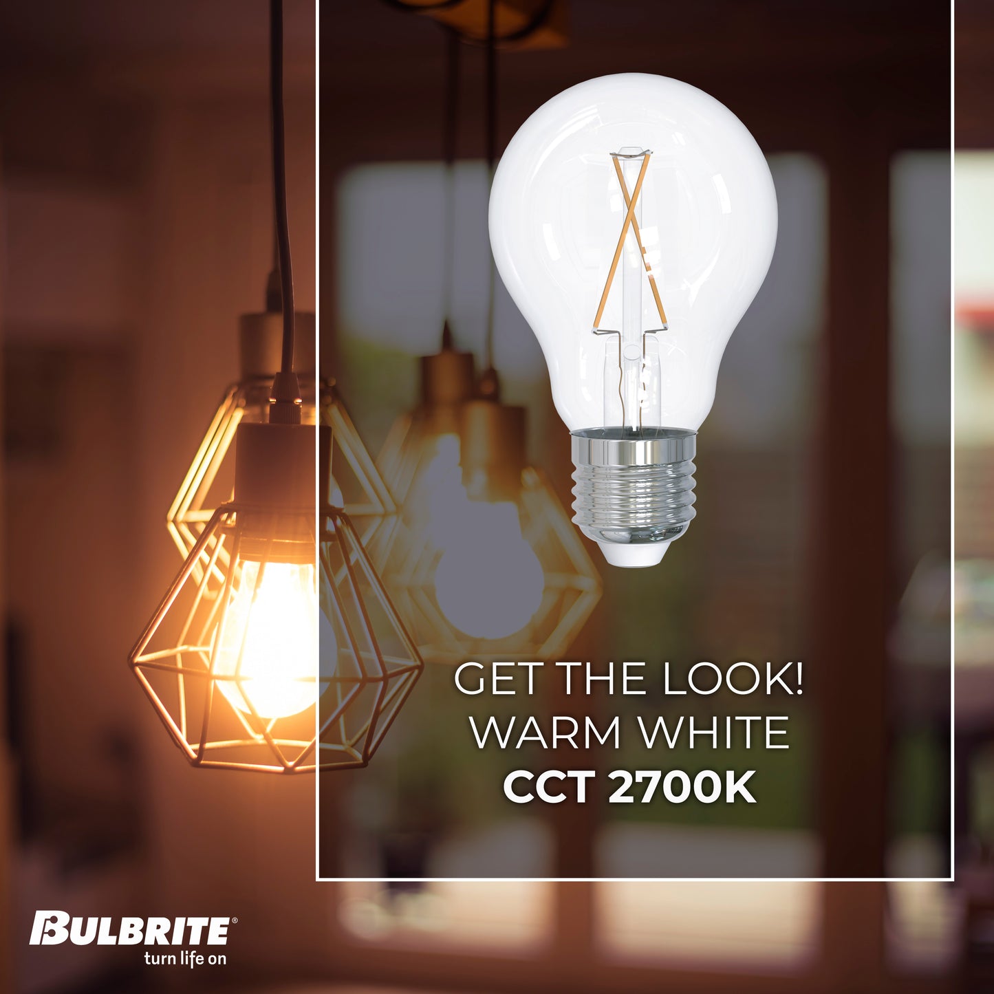 776871 - Dimmable Clear A19 LED Light Bulb - 2.5 Watt - 2700K - 6 Pack