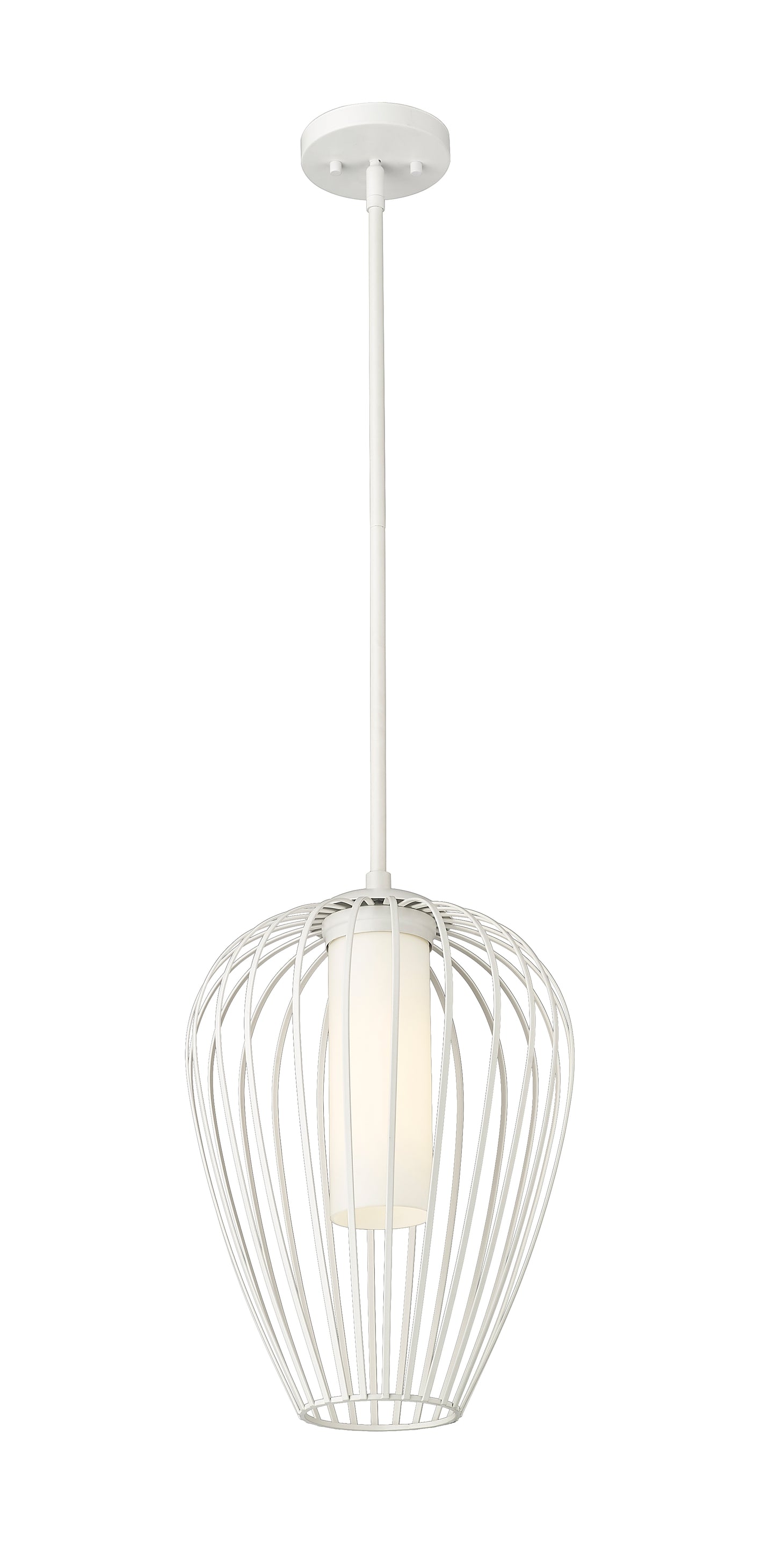 7507-12TW - Savanti 1 Light 12" Pendant - Tundra White