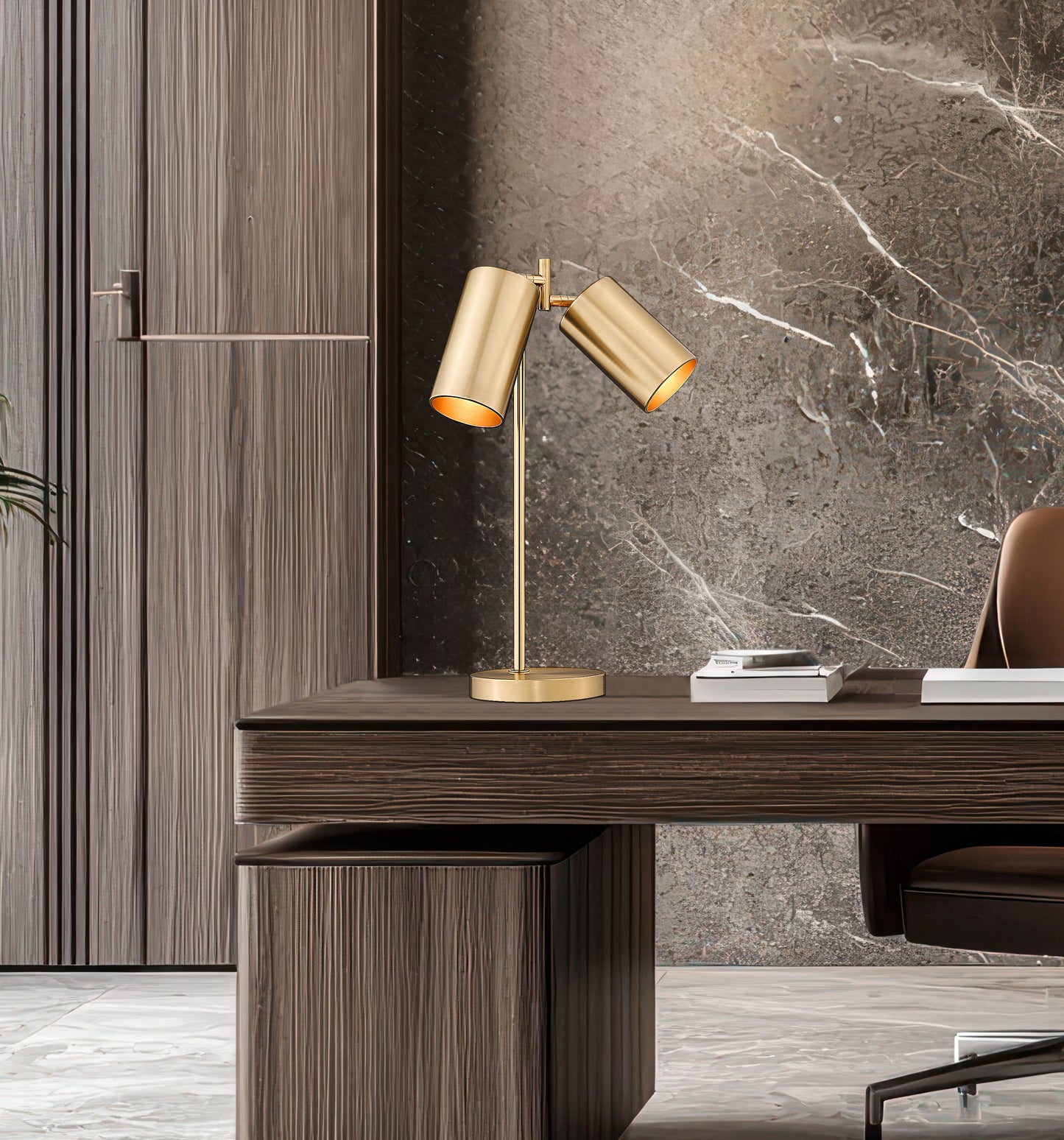 7520TL-MGLD - Lumina 2 Light Table 23" Lamp - Modern Gold
