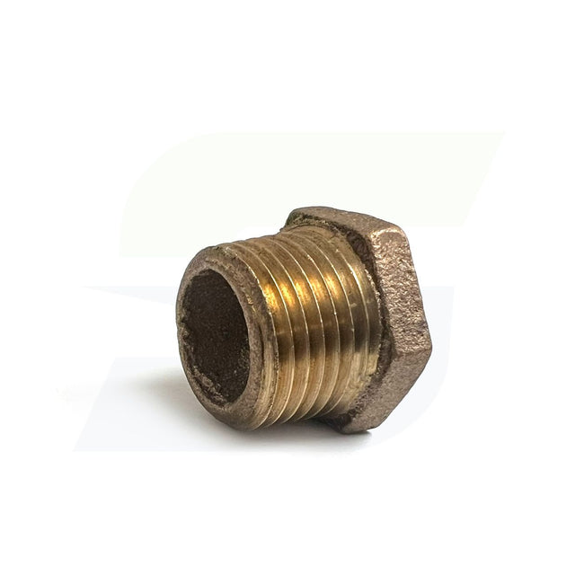 1/2" x 1/4" Lead Free Brass Reducing Hex Bushing