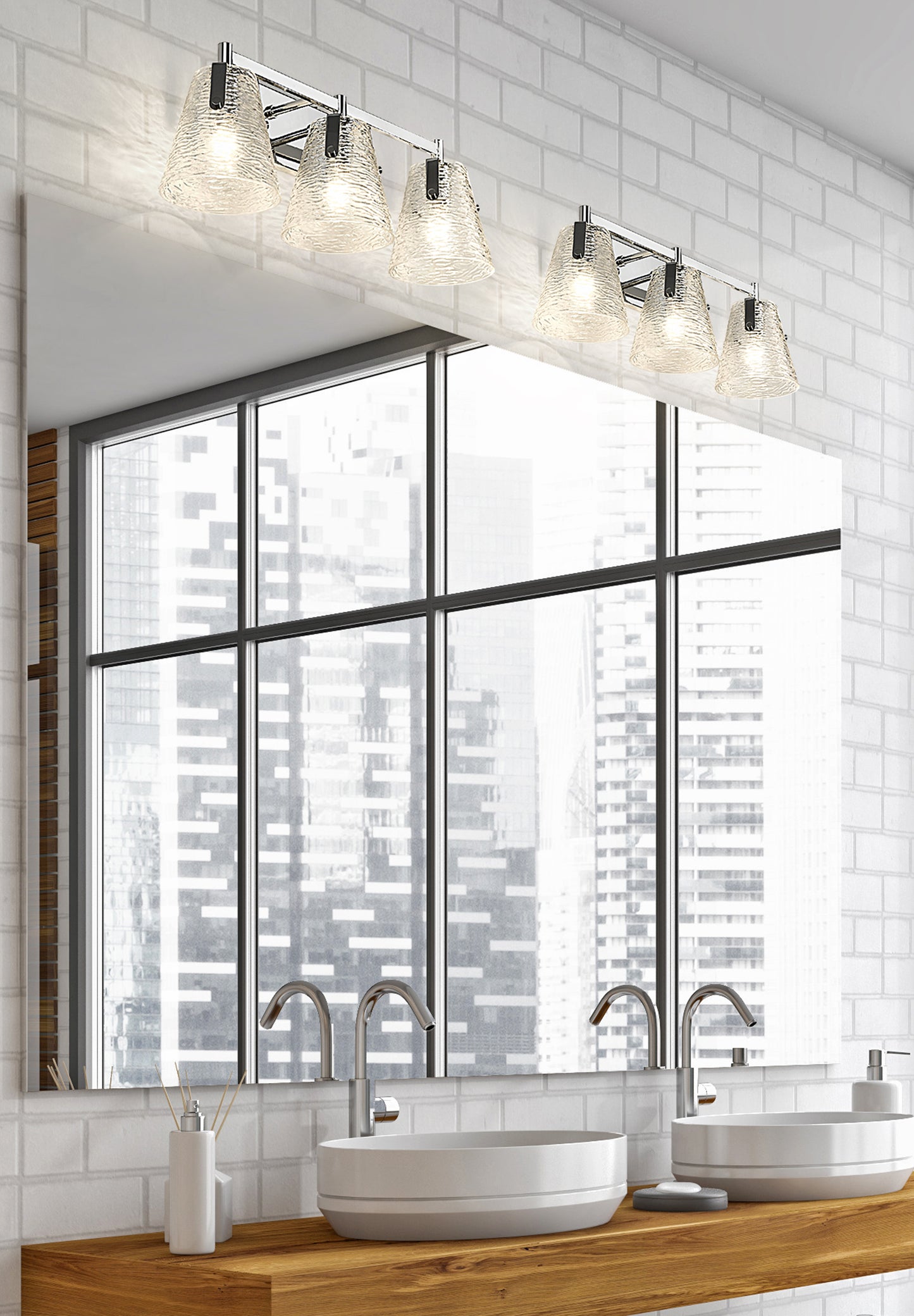1101-3V-CH - Analia 3 Light 26" Vanity - Chrome
