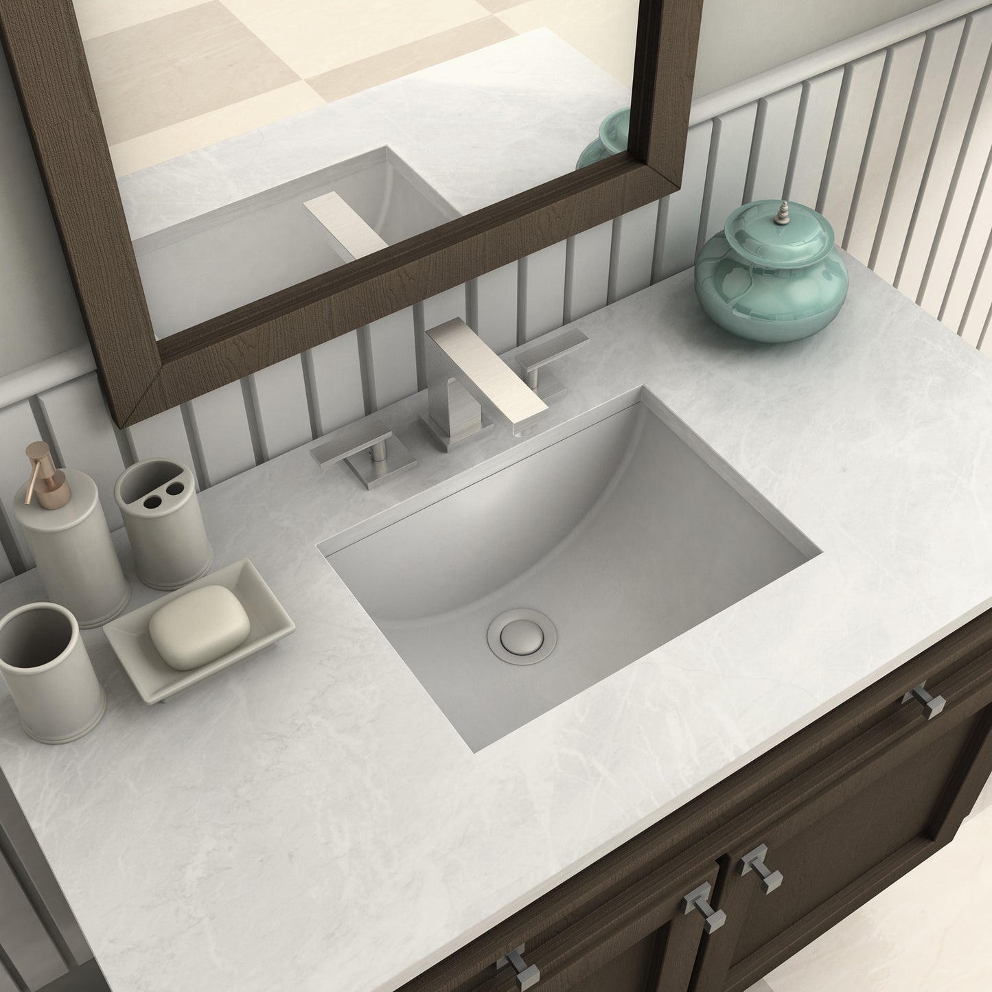 CBY-BF-BN - Crystal Bay Bath Faucet in Brushed Nickel