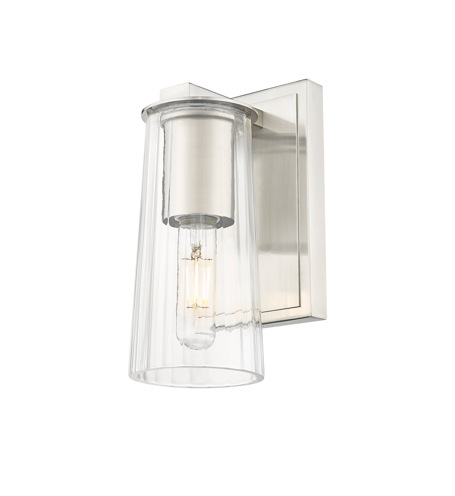 826-1S-BN - Titus 1 Light Wall 10" Sconce - Brushed Nickel
