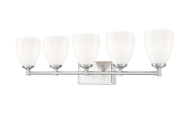 7004-5V-BN - Oren 5 Light 38" Vanity - Brushed Nickel