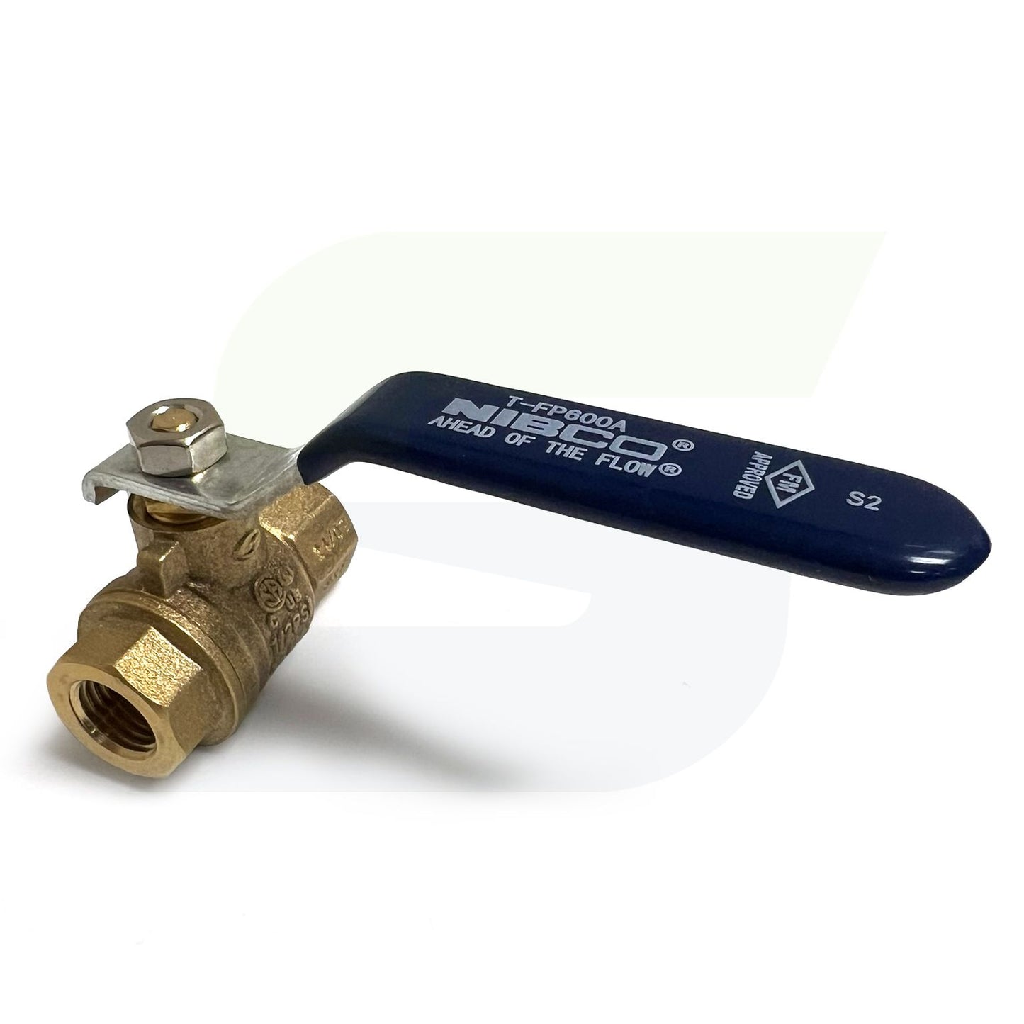 NL998H4 - 1/4" Threaded Ball Valve - T-FP-600A - Brass