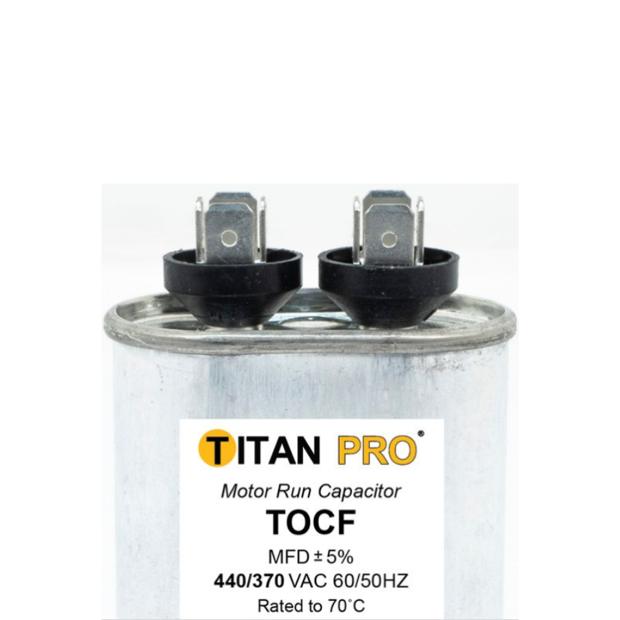 TOCF25 - TITAN PRO CAPACITOR 25 MFD 440/370V OVAL