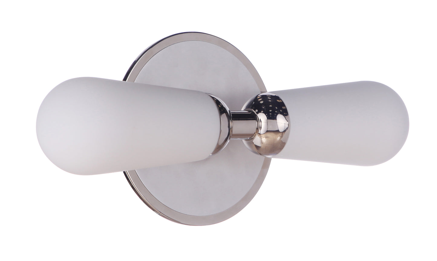 13116BNKPLN2 - Riggs 2 Light 16" Wide Vanity Light - Brushed Polished Nickel / Polished Nickel