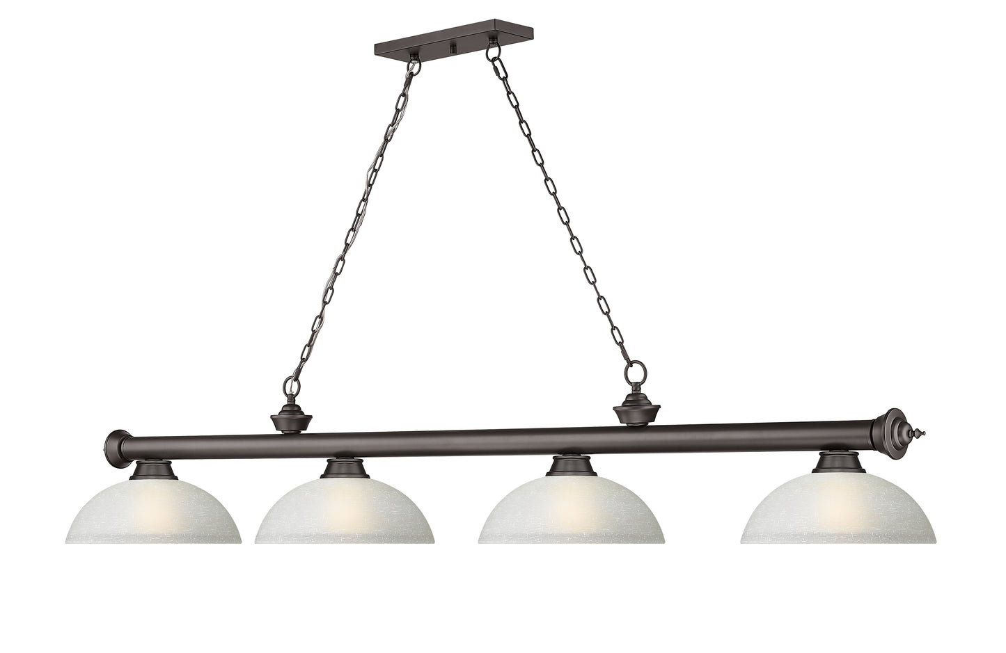 2306-4BRZ-DWL14 - Cordon 4 Light 81" Billiard - Bronze
