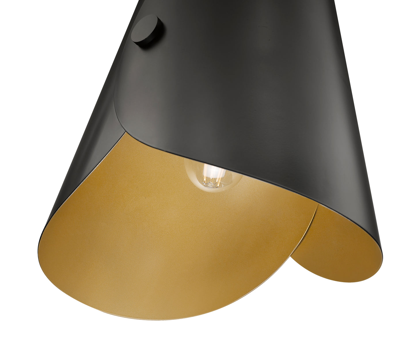 1951P11-MB - Salone 1 Light 10" Pendant - Matte Black