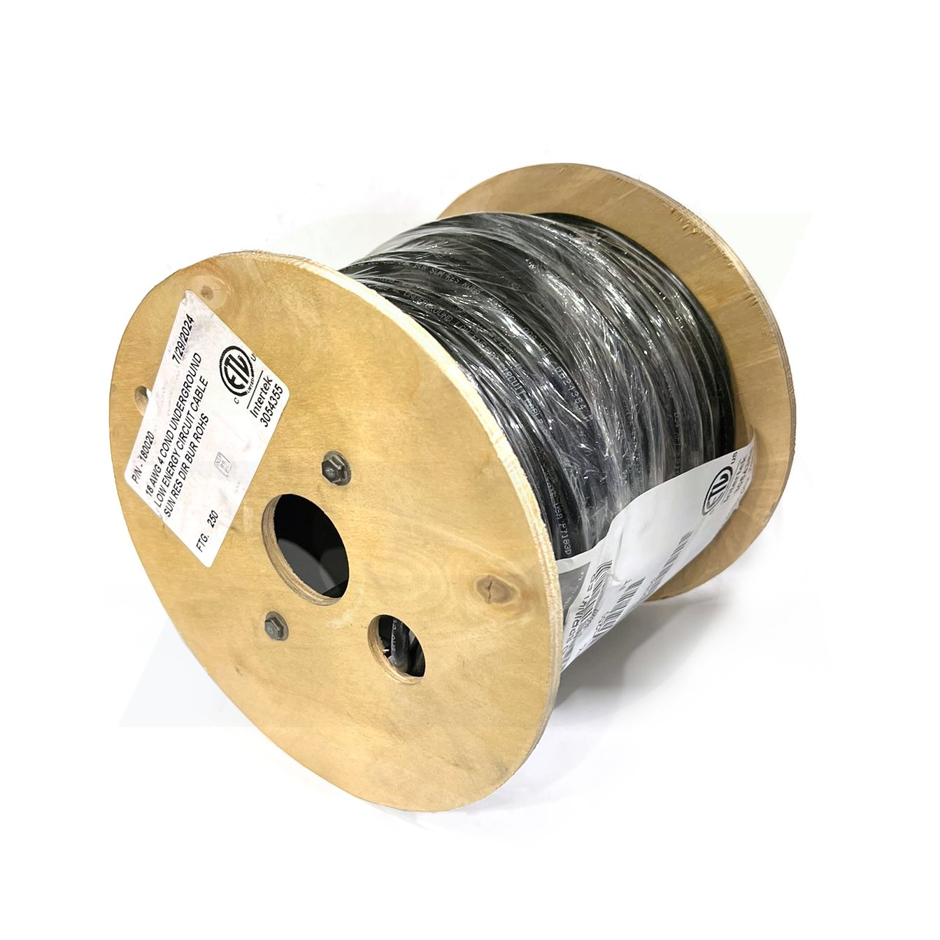 180020 - 18 AWG / 4 Conductor Direct Burial Sprinkler Wire - 250 Ft Roll