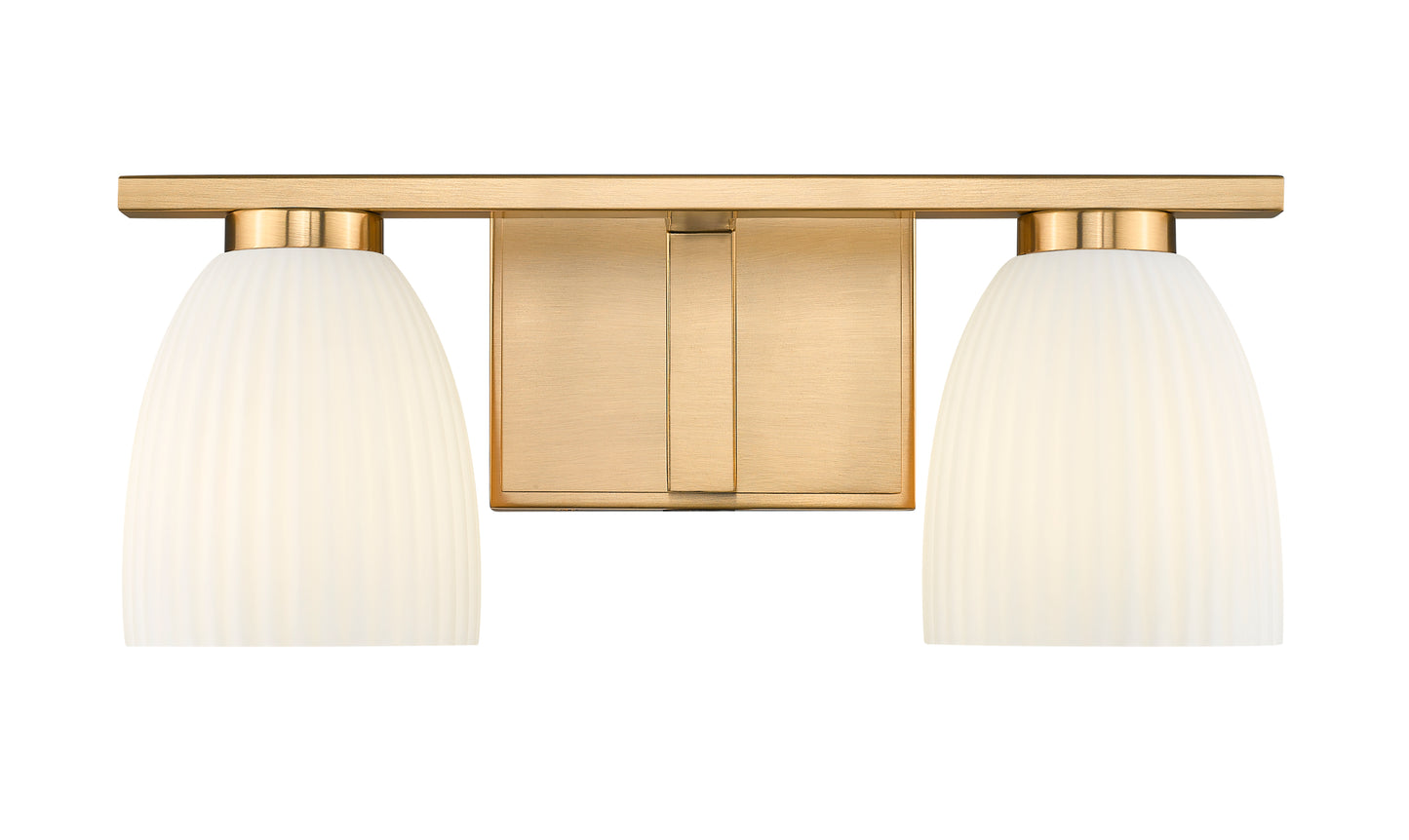 7518-2V-MGLD - Naya 2 Light 16" Vanity - Modern Gold