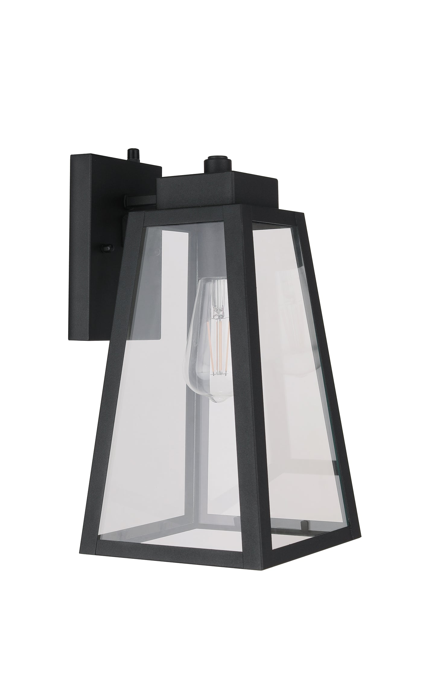 ZA6914-TB-PC - Sorano 1 Light 13.88" High Outdoor Wall Lantern - Textured Black