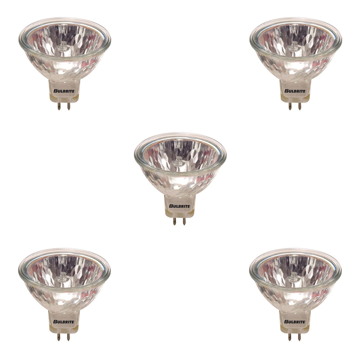 645320 - Dimmable MR16 Halogen GU5.3 Base Light Bulb - 20 Watt - 2900K - 8 Pack