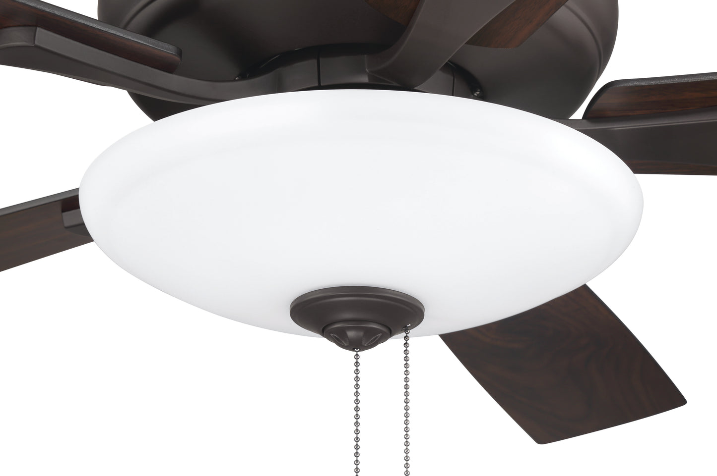 ECF111CBZ5-CBZWLN - Eos 3 Light Bowl 52" 5 Blade Ceiling Fan with Light Kit - Classic Bronze