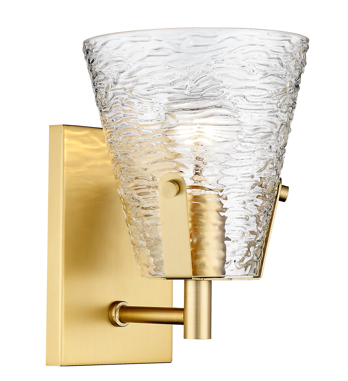1101-1S-MGLD - Analia 1 Light Wall 9" Sconce - Modern Gold