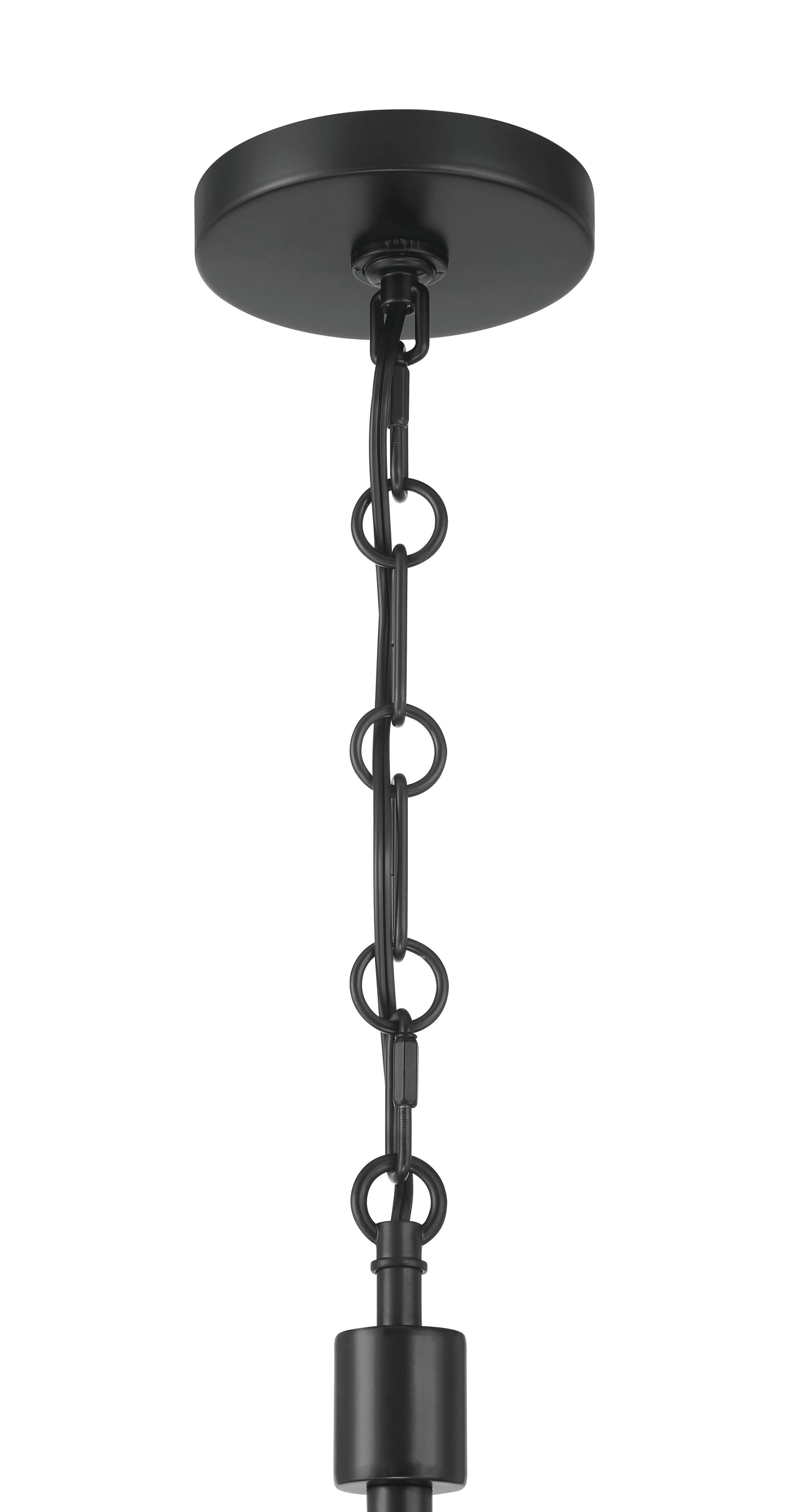 59828-FB - Traci 8 Light 31" Wide Chandelier - Flat Black