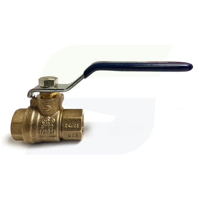 NL998H4 - 1/4" Threaded Ball Valve - T-FP-600A - Brass
