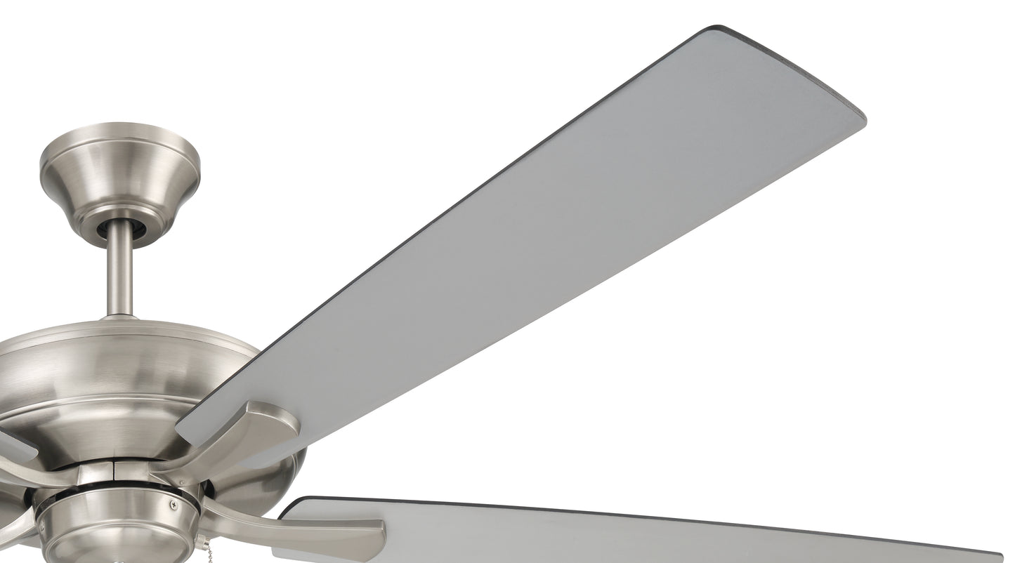 ECF60BNK5-BNGW - Eos 60" 5-blade ceiling fan with no light kit 60" 5 Blade Ceiling Fan with Light Kit - Brushed Nickel