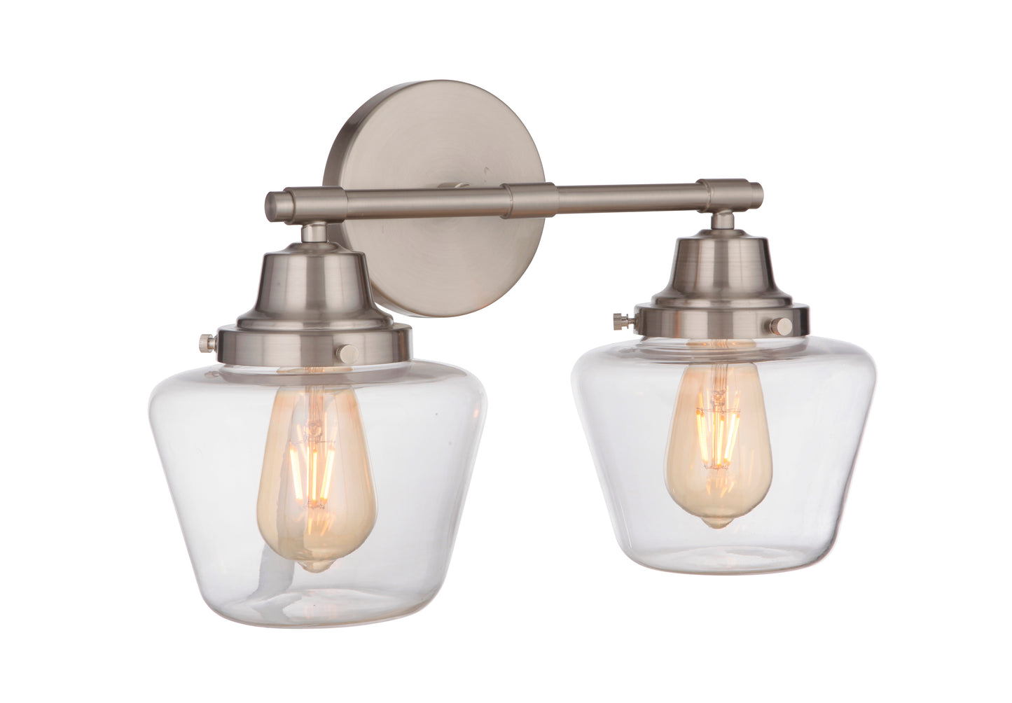 19518BNK2 - Essex 2 Light 18" Wide Vanity Light - Brushed Nickel
