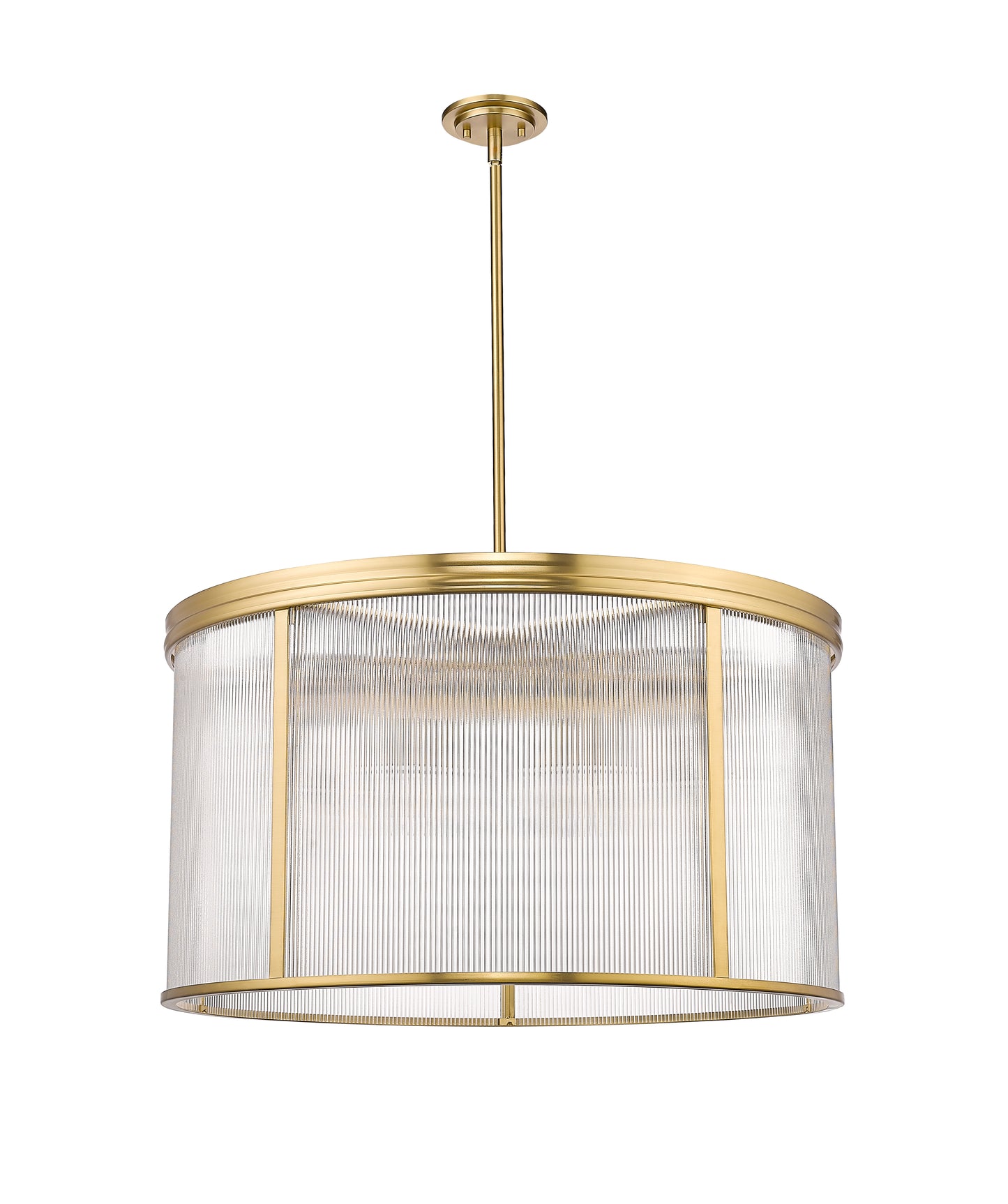 7504P32-MGLD - Carnaby 9 Light 32" Chandelier - Modern Gold