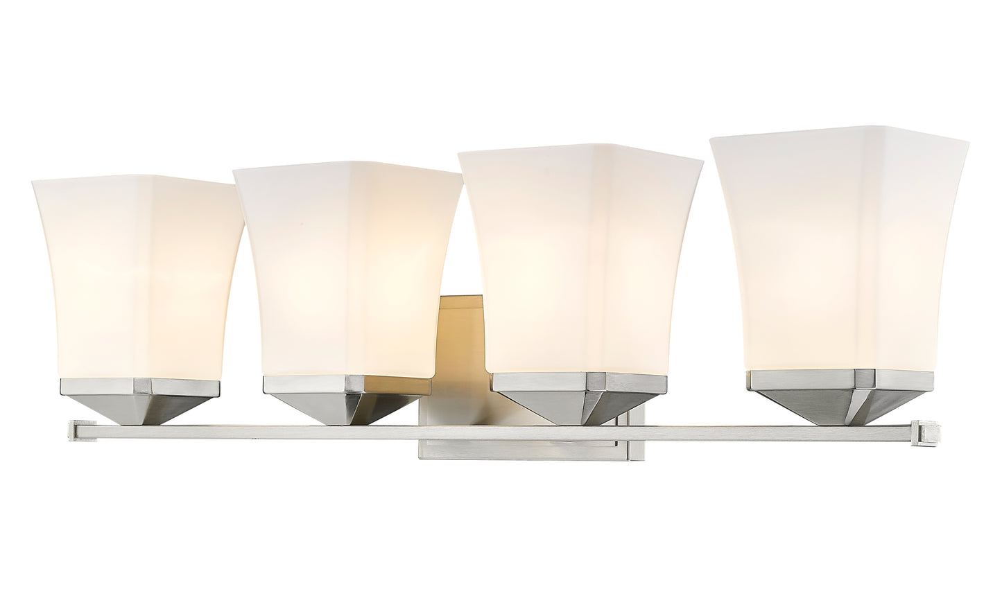 1939-4V-BN - Darcy 4 Light 28" Vanity - Brushed Nickel