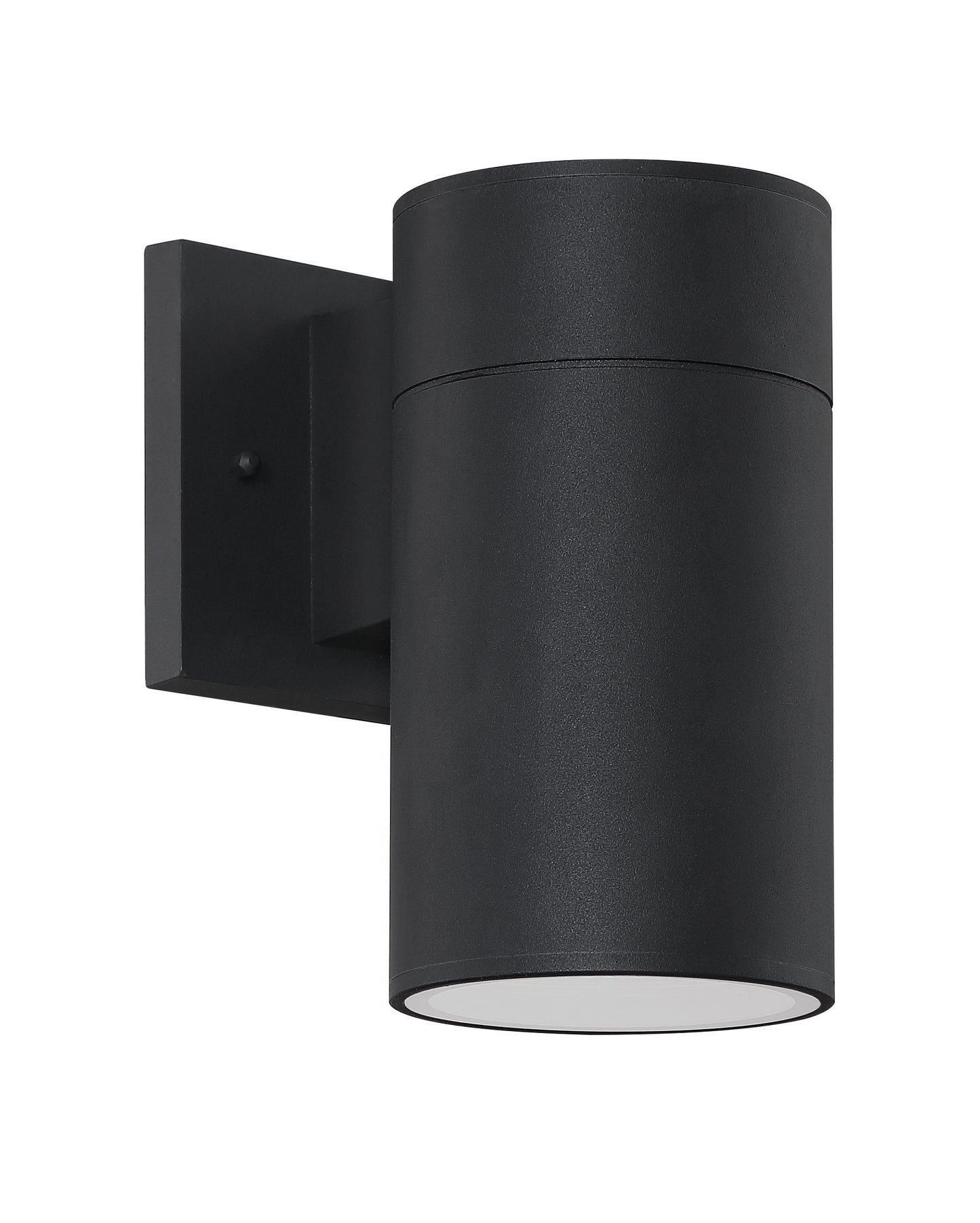 ZA2124-TB-LED - Pillar 1 Light 7.88" High Outdoor Wall Lantern - Textured Black