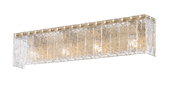 1943-4V-MGLD - Glacier 4 Light 31" Vanity - Modern Gold
