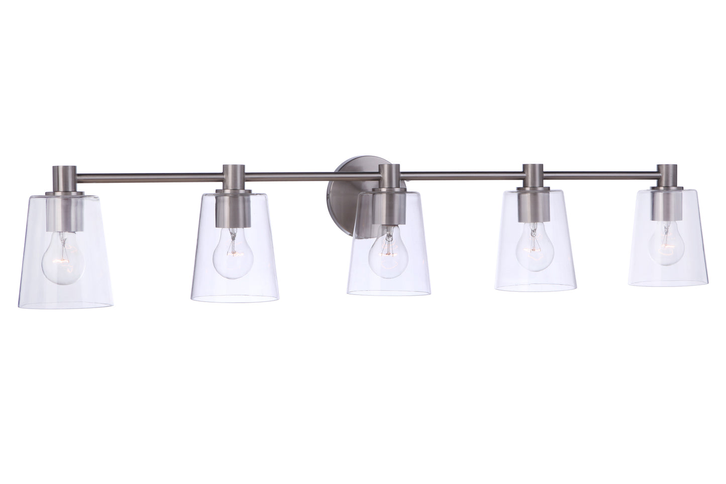 12642BNK5 - Emilio 5 Light 42" Wide Vanity Light - Brushed Nickel