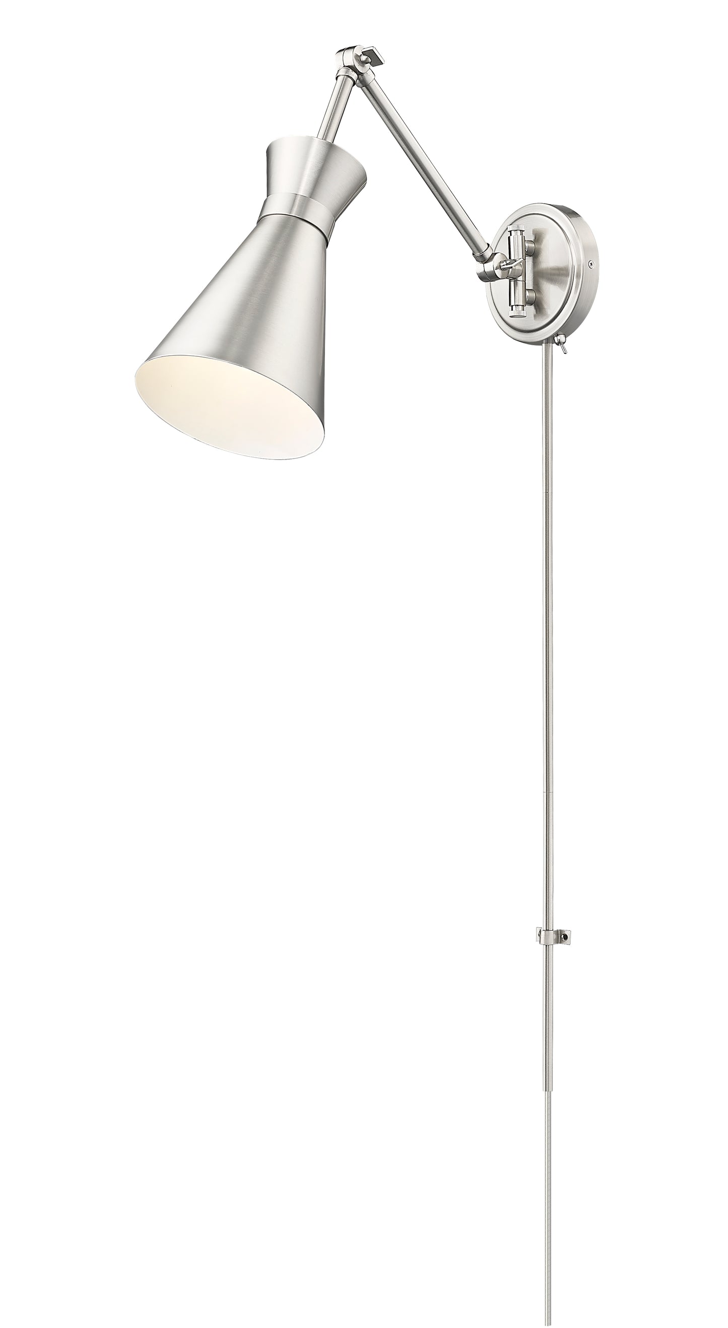 351S-BN - Soriano 1 Light Wall 6" Sconce - Brushed Nickel