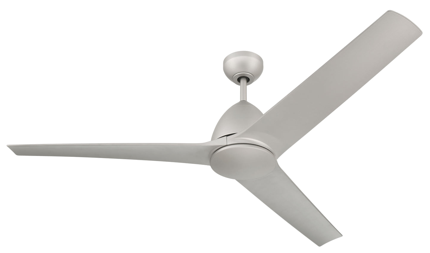 NTO54PN3 - Nitro 54" 3 Blade Indoor Outdoor Ceiling Fan with Light Kit - Painted Nickel