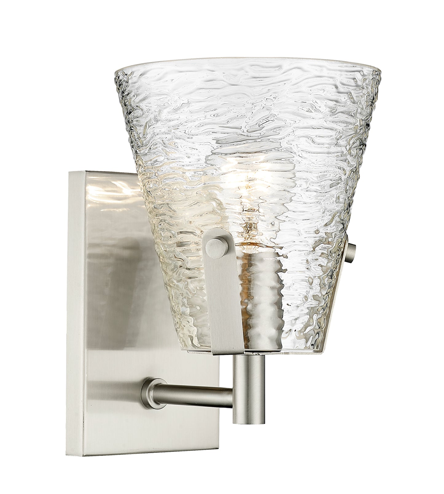 1101-1S-BN - Analia 1 Light Wall 9" Sconce - Brushed Nickel