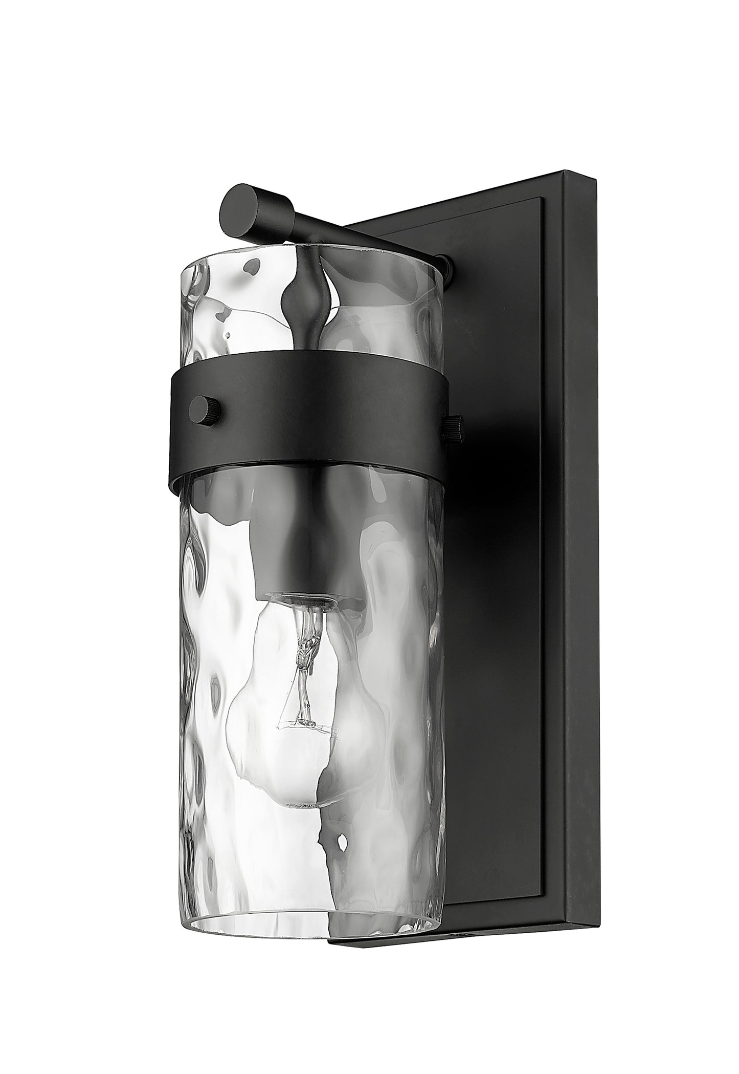 3035-1V-MB - Fontaine 1 Light Wall 11" Sconce - Matte Black