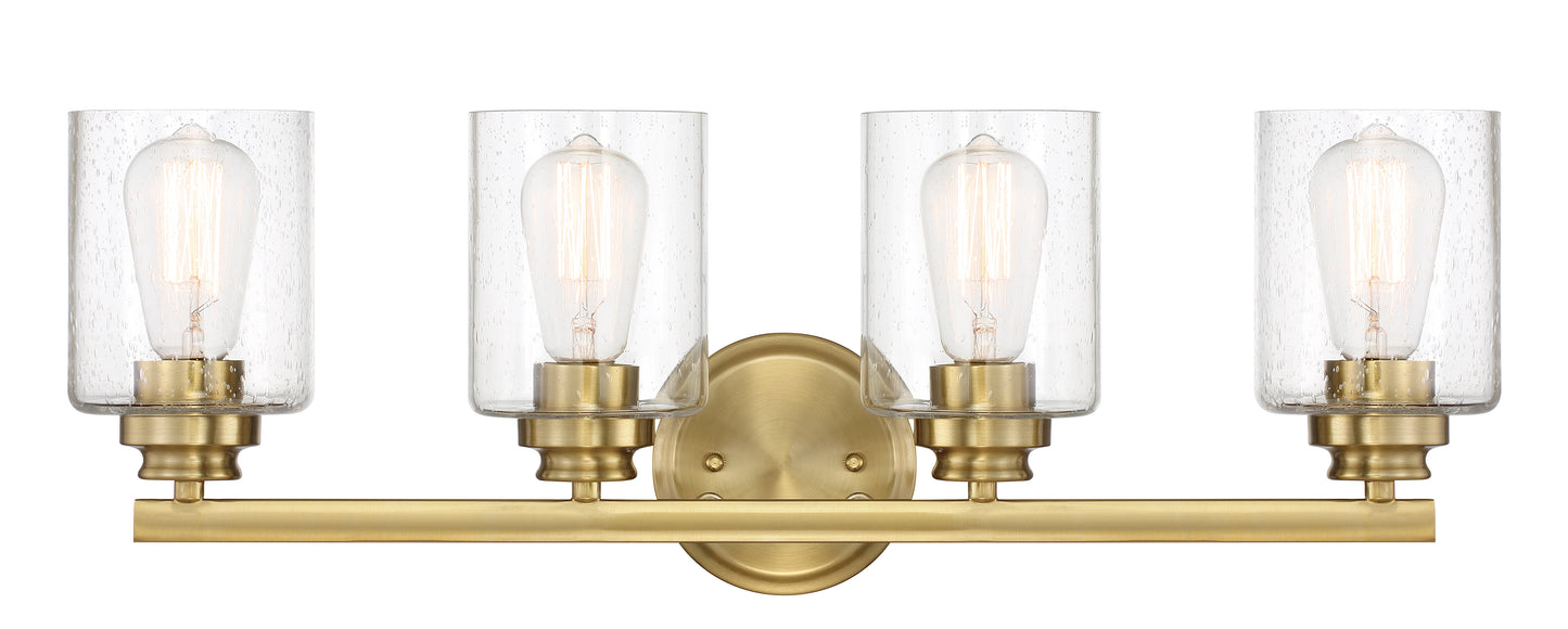 50504-SB - Bolden 4 Light 25" Wide Vanity Light - Satin Brass