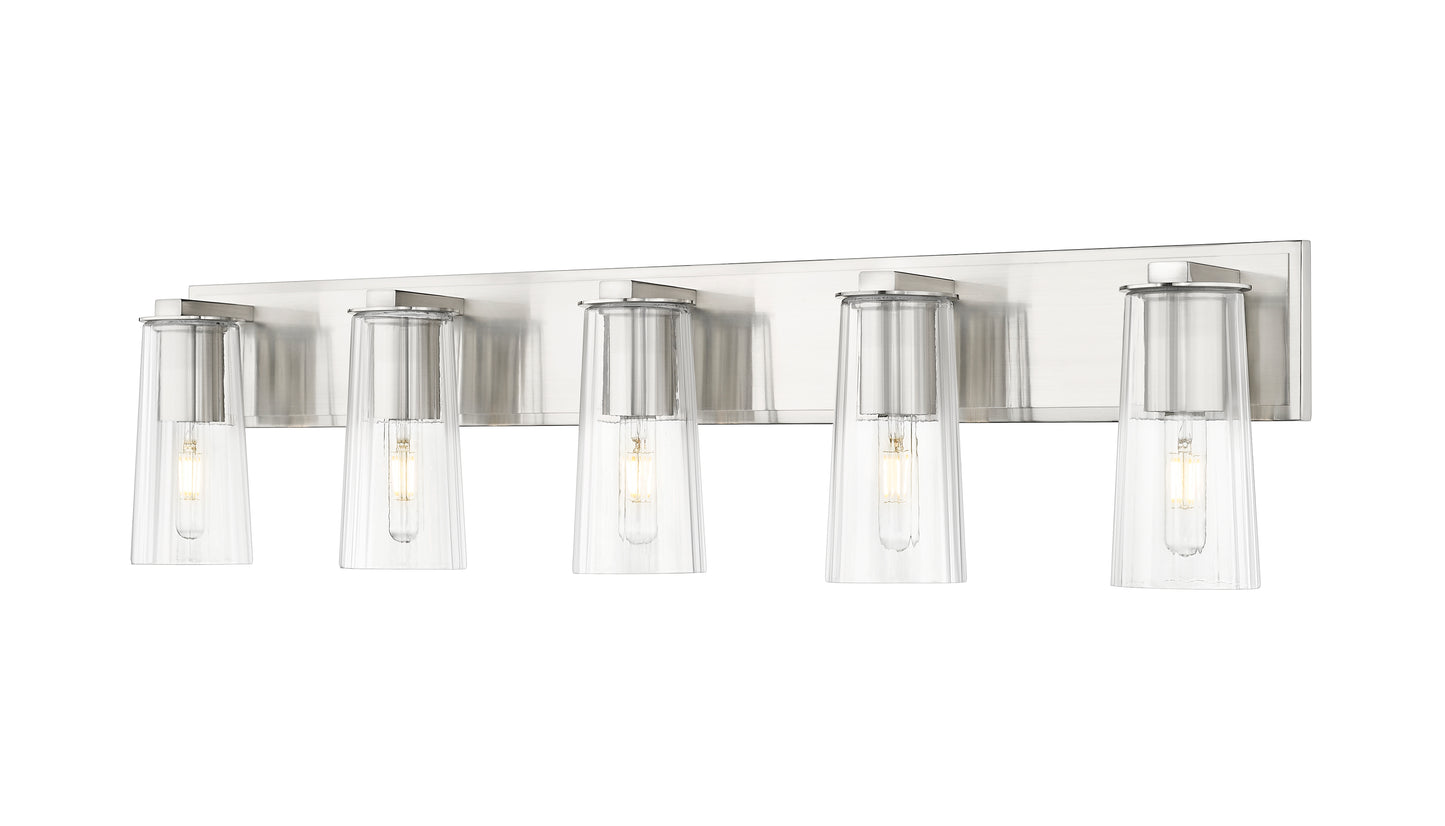 826-5V-BN - Titus 5 Light 40" Vanity - Brushed Nickel