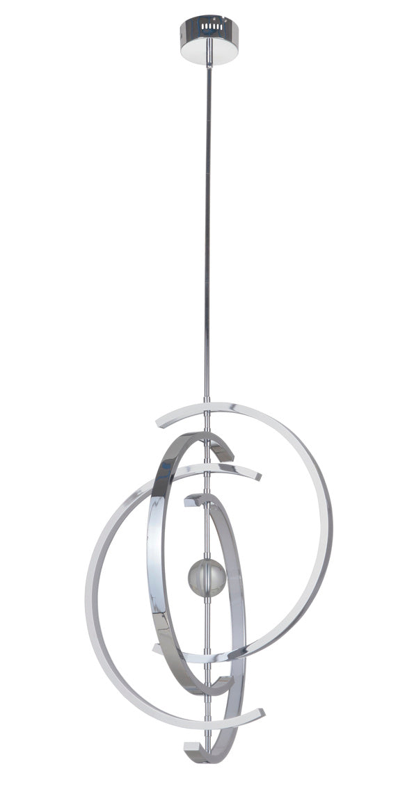 42722-CH-LED - Anillo 4 Light 21" Wide Pendant - Chrome