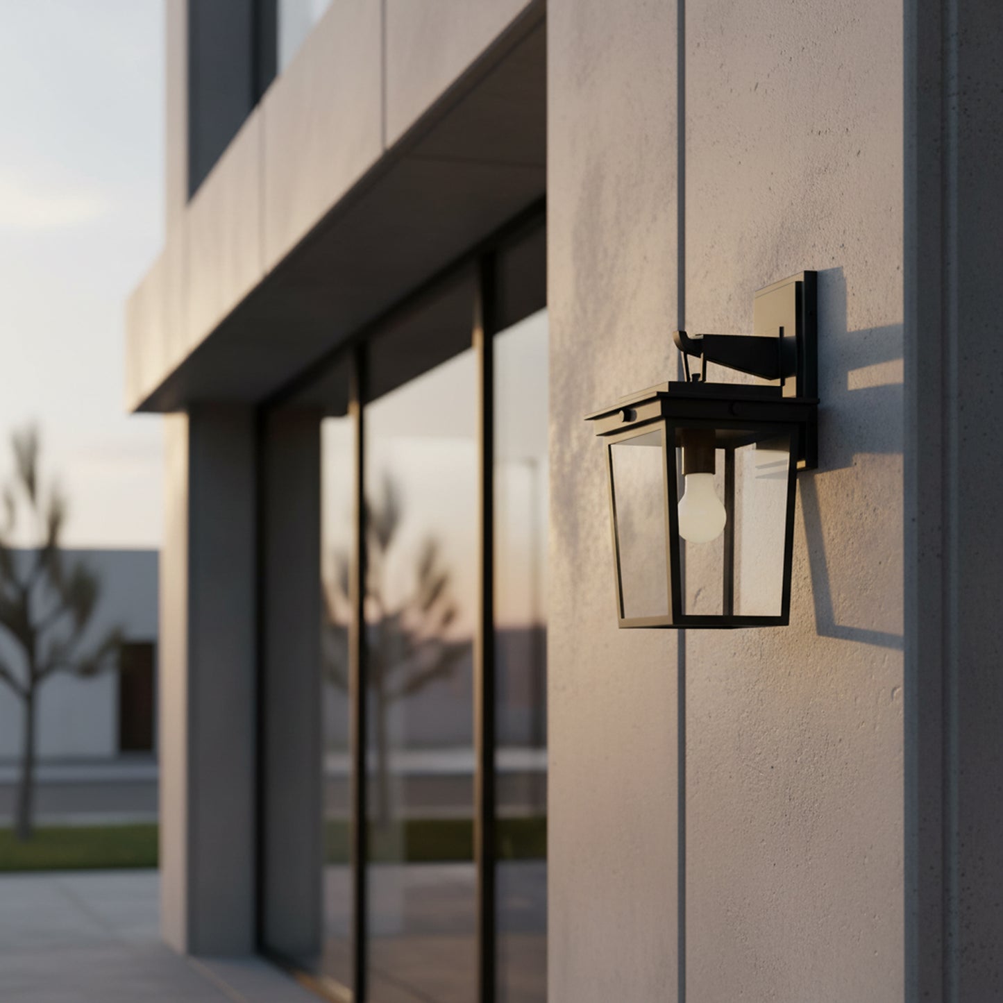 ZA7804-TB - Duncan 1 Light 16" High Outdoor Wall Lantern - Textured Black