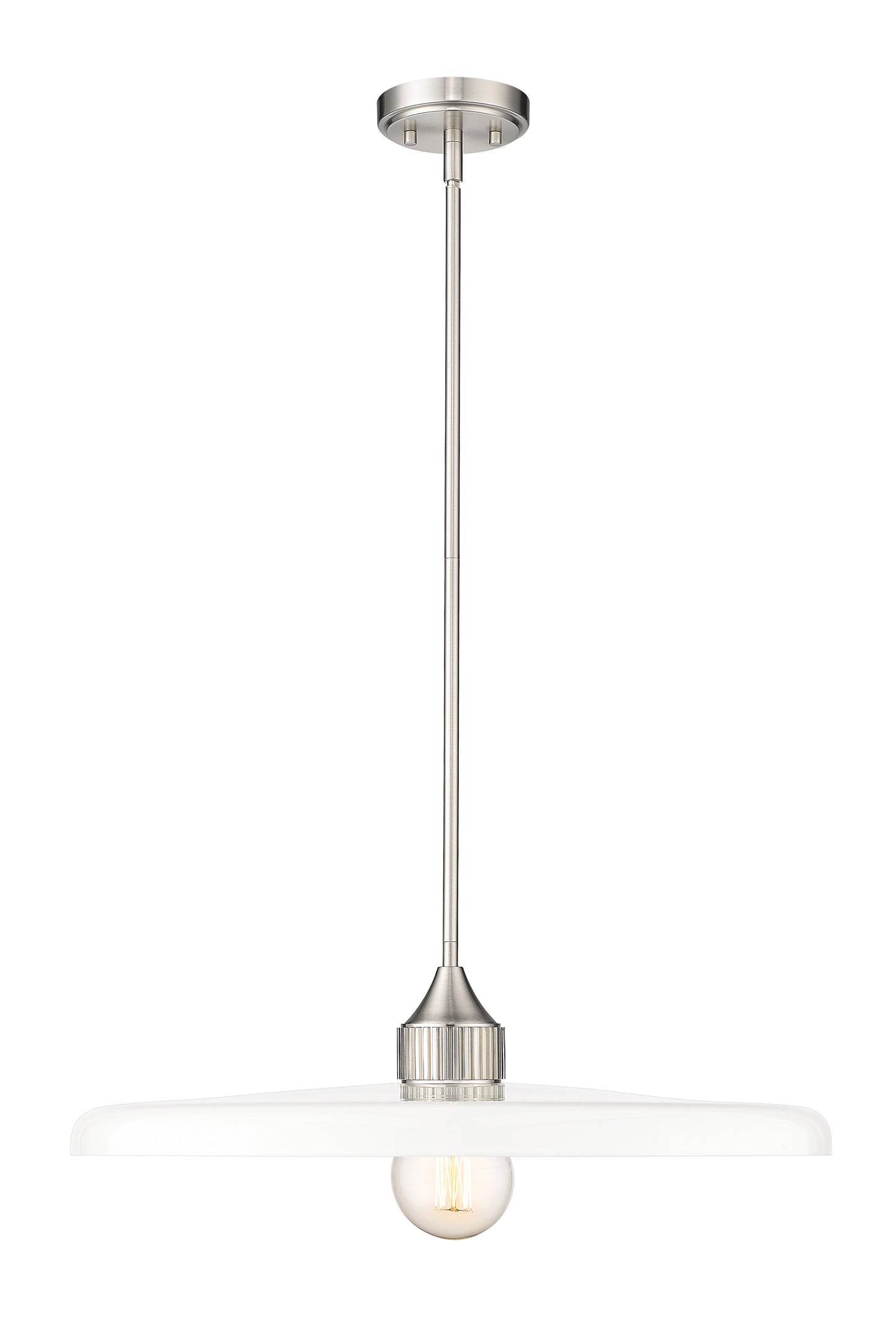 820P24-BN - Paloma 1 Light 24" Pendant - Brushed Nickel