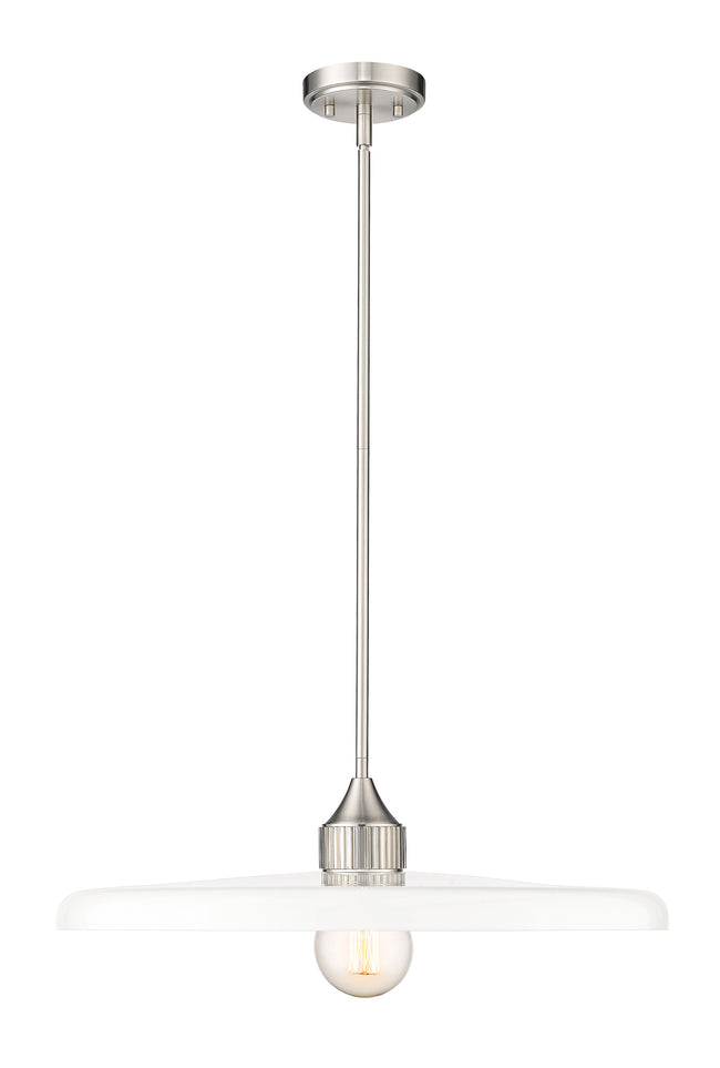 820P24-BN - Paloma 1 Light 24" Pendant - Brushed Nickel