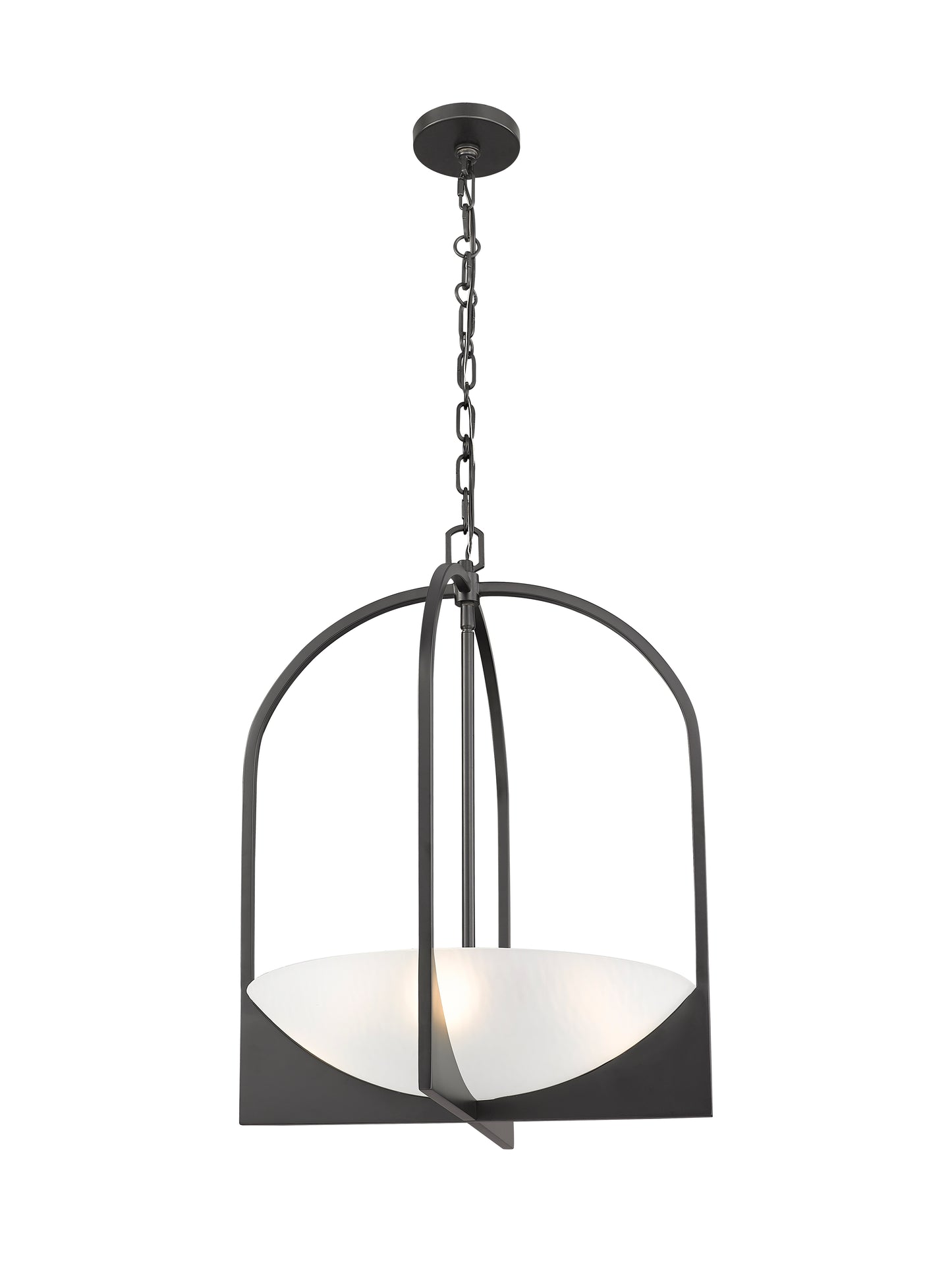 1947-24MB - Devon 4 Light 18" Pendant - Matte Black