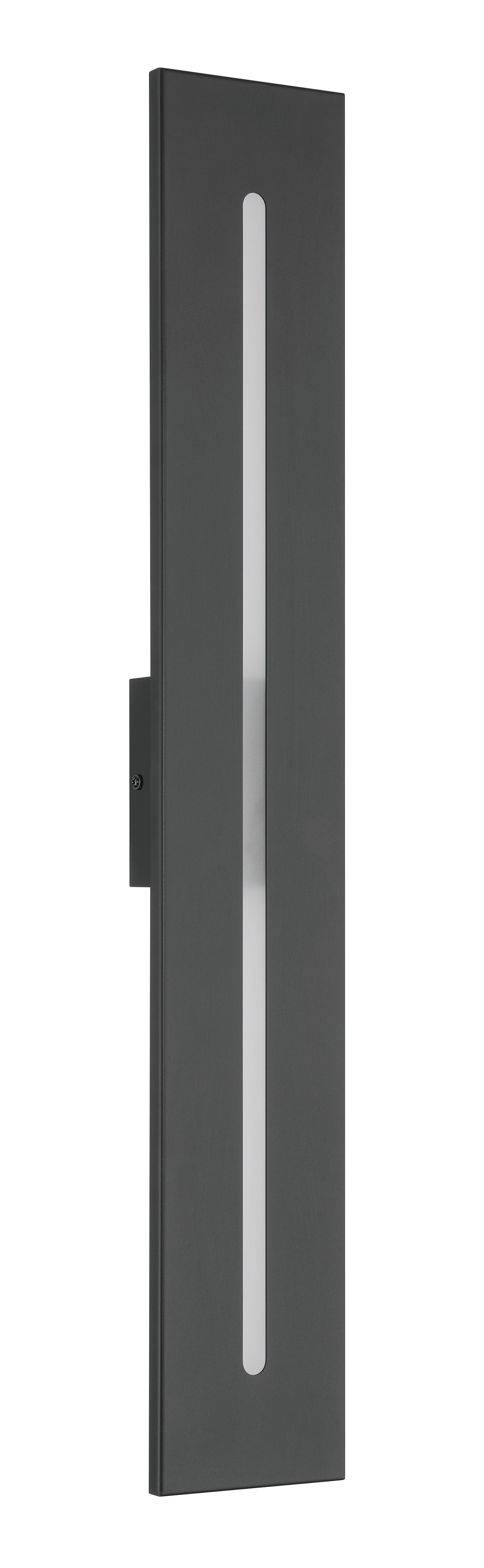 ZA8410-TB-LED - Profiled 1 Light 30" High Outdoor Wall Lantern - Textured Black