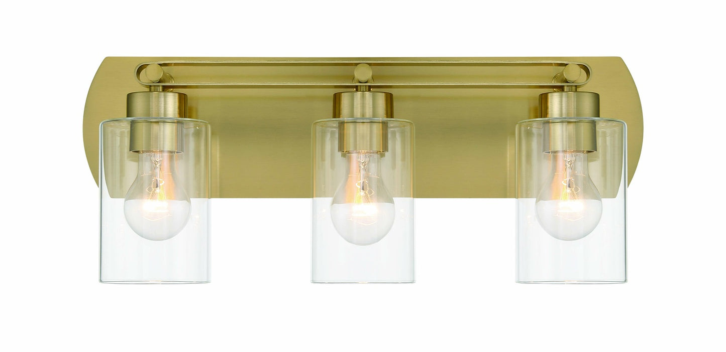 17621SB3 - Hendrix 3 Light 20" Wide Vanity Light - Satin Brass