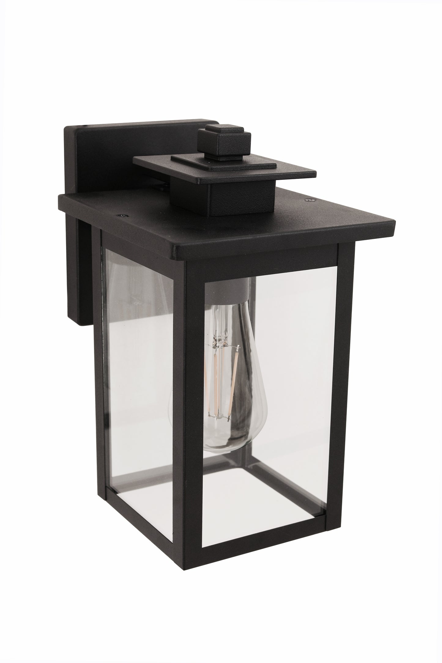 ZA7004-TB - Rock Creek 1 Light 10.25" High Outdoor Wall Lantern - Textured Black